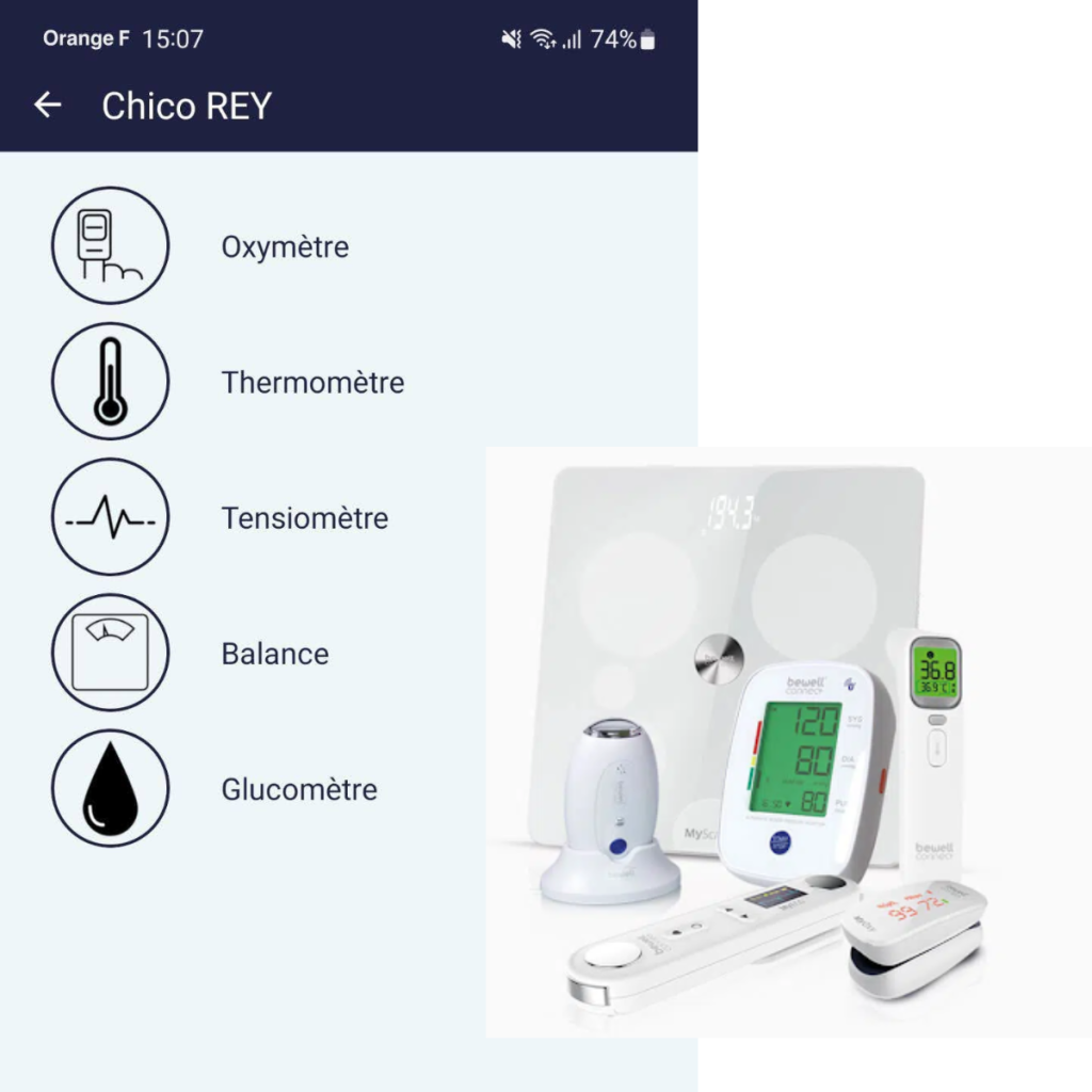 Care-me Check, télérelève des constantes vitales