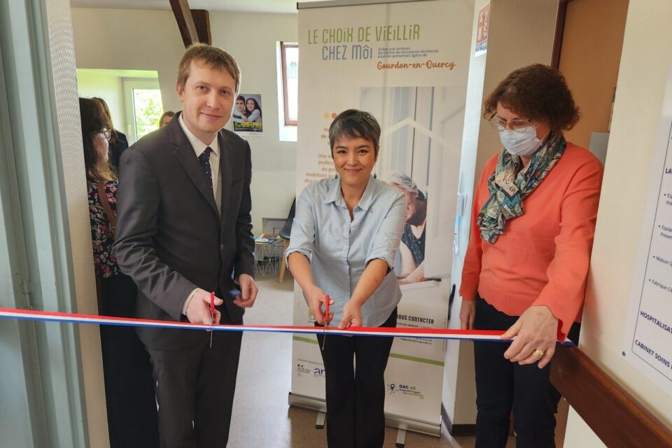 Photo d'inauguration du CRT de Gourdon - Actu.fr