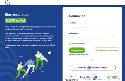 Page d'accueil du site web ICOPE & MOI